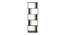 Checkers Engineered Wood Bookshelf in Classic Walnut Finish (Melamine Finish) by Urban Ladder - Rear View Design 1 - 543565