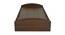 Addison Engineered Wood Single Box Storage Bed in Classic Walnut Finish (Single Bed Size, Melamine Finish) by Urban Ladder - Cross View Design 1 - 543764