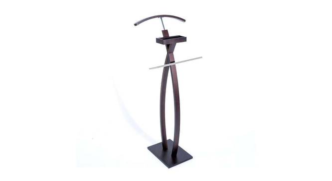 Polar Solid Wood Coat Stand in Wenge Finish (Melamine Finish) by Urban Ladder - Front View Design 1 - 543788