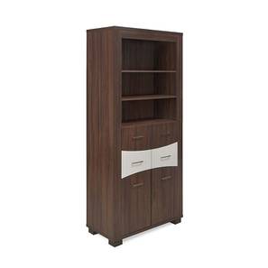 Living Storage Sale Design Kates Engineered Wood Bookshelf in Walnut Finish (Melamine Finish)