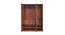 Amelia Engineered Wood 3 Door Wardrobe - in Espresso Finish (Melamine Finish) by Urban Ladder - Design 1 Side View - 544080