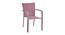 Branson Square Cane Outdoor Chair & Table in Brown Color (Brown, Polished Finish) by Urban Ladder - Design 1 Side View - 544438