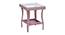 Branson Square Cane Outdoor Chair & Table in Brown Color (Brown, Polished Finish) by Urban Ladder - Design 1 Close View - 544458