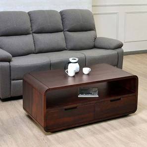 Coffee Table Design Rio Rectangular Solid Wood Coffee Table in Country Light Finish (Melamine Finish)