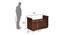 Rio Solid Wood Bench in Melamine Finish (Polished Finish) by Urban Ladder - Design 1 Dimension - 544647