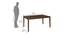 Gem Solid Wood 6 Seater Dining Table - With Set of 4 Chairs & 1 Bench in Cappuccino Finish (Brown, Melamine Finish) by Urban Ladder - Design 1 Dimension - 544732