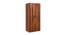 Ankara Veneer 2 Door Wardrobe in Walnut Finish (Melamine Finish) by Urban Ladder - Front View Design 1 - 544971
