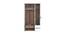 Avery Engineered Wood 3 Door Wardrobe in Wenge & White Finish (Melamine Finish) by Urban Ladder - Design 1 Side View - 544986