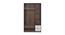 Avery Engineered Wood 3 Door Wardrobe in Wenge & White Finish (Melamine Finish) by Urban Ladder - Design 2 Side View - 545006
