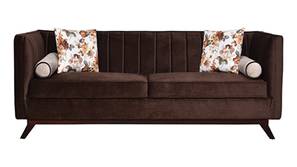 Serena Fabric Sofa (Brown)
