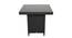 Cypress Square Metal Outdoor Table in Black Colour (Black) by Urban Ladder - Front View Design 1 - 545421