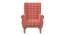 Thompson Solid Wood Wing Chair in Red Colour (Red) by Urban Ladder - Front View Design 1 - 546188
