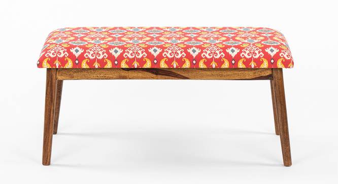 River Solid Wood Bench in Dark Walnut Finish (Dark Walnut Finish) by Urban Ladder - Front View Design 1 - 546240