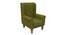 Thatcher Solid Wood Wing Chair in Green Colour (Green) by Urban Ladder - Cross View Design 1 - 546261