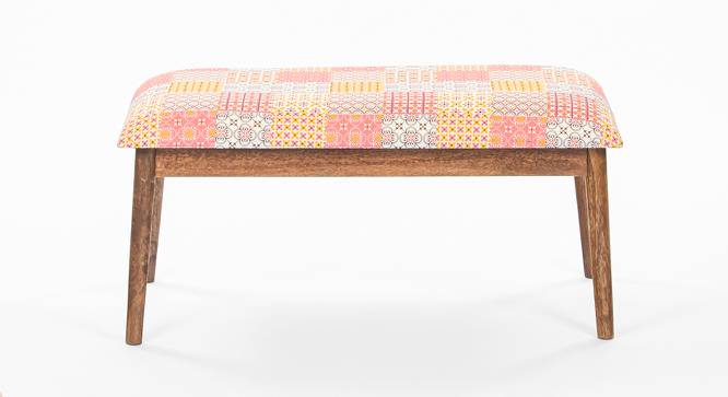 Rosie Solid Wood Bench in Dark Walnut Finish (Dark Walnut Finish) by Urban Ladder - Front View Design 1 - 546306