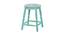 Brystol Solid Wood Stool in Blue Colour (Blue) by Urban Ladder - Cross View Design 1 - 546318