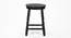 Kenlee Solid Wood Stool in Black Colour (Black) by Urban Ladder - Front View Design 1 - 546432