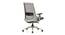 Amaze Medium Back Swivel Fabric Ergonomic Chair in Grey Colour (Grey) by Urban Ladder - Design 1 Side View - 546708