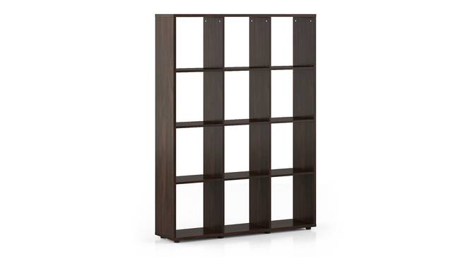 Armstrong Engineered Wood Bookshelf (Laminate Finish, Moldau Acacia, 3 x 4 Configuration) by Urban Ladder - Design 1 Side View - 547013
