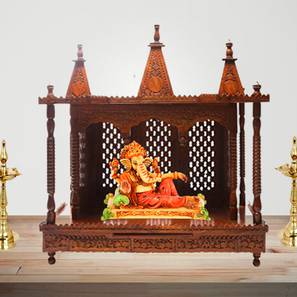 Prayer Units Design Jaya Solid Wood Free Standing Prayer Unit Without Door