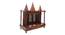 Dhruv Solid Wood Free Standing Prayer Unit (Natural Wood, Melamine Finish) by Urban Ladder - Front View Design 1 - 547045