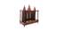 Jaya Solid Wood Free Standing Prayer Unit (Natural Wood, Melamine Finish) by Urban Ladder - Design 1 Side View - 547060