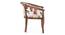 Florence Armchair (Teak Finish, Xavier ZigZag Beige) by Urban Ladder - Side View Design 1 - 547086