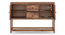 Mikella Solid Wood Glass Door Sideboard (Teak Finish) by Urban Ladder - Design 2 Side View - 547233