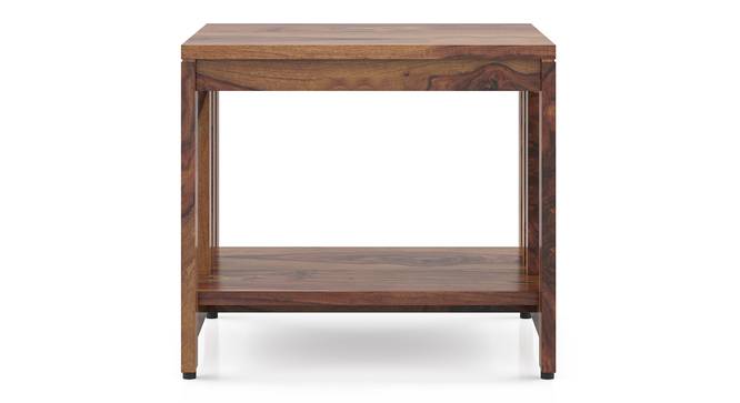 Beirut bedside table - Mahogany (Teak) by Urban Ladder - Design 1 Side View - 547322