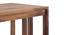 Beirut bedside table - Mahogany (Teak) by Urban Ladder - Design 2 Side View - 547326