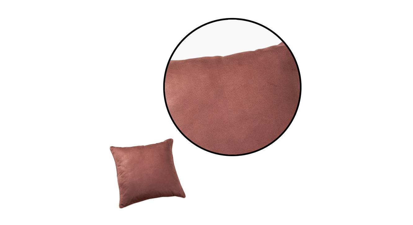 Bailey Brown Solid Faux Suede Cushion Cover Urban Ladder