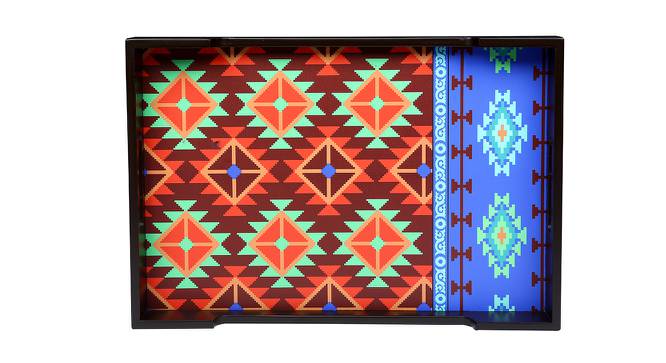 Amoura Brown Engineered Wood Serving Tray (Brown) by Urban Ladder - Cross View Design 1 - 550116