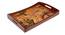 Mylah Brown Solid Wood Serving Tray (Brown) by Urban Ladder - Front View Design 1 - 550174