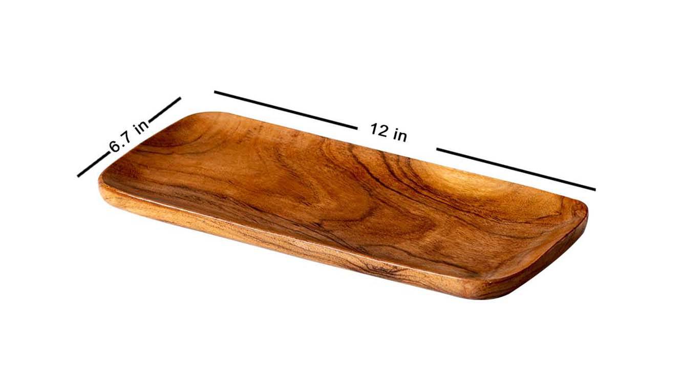 Hope Brown Solid Wood Serving Platter Urban Ladder