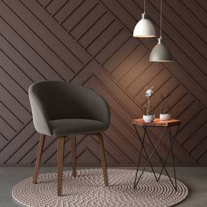 Wing Lounge Chairs Design Meryl Lounge Chair (Dark Grey, Dark Leg Shade)