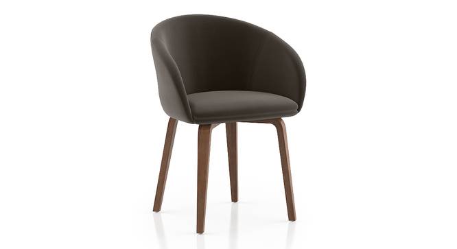 Meryl Lounge Chair (Dark Grey, Dark Leg Shade) by Urban Ladder - Cross View Design 1 - 550852