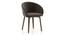 Meryl Lounge Chair (Dark Grey, Dark Leg Shade) by Urban Ladder - Cross View Design 1 - 550852