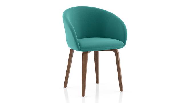 Meryl Lounge Chair (Teal, Dark Leg Shade) by Urban Ladder - Cross View Design 1 - 550873