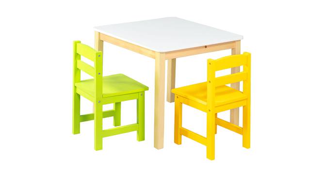 Cecelia Activity Table & chairs (Yellow) by Urban Ladder - Cross View Design 1 - 553148