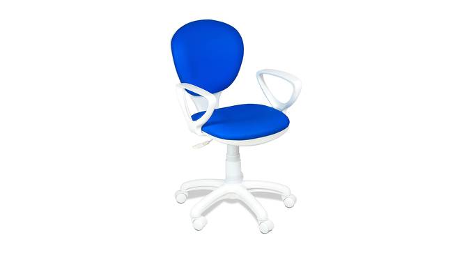 Cedric Study Chair (Blue) by Urban Ladder - Cross View Design 1 - 553621