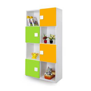 Bookshelf Design Aria Engineered Wood Bookshelf in Laminate Finish