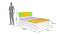 Hamilton Single Bed (Yellow, Matte Finish) by Urban Ladder - Design 1 Dimension - 553958