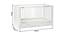 Melbourne Crib Cum Toddler Bed (White, Painted Finish) by Urban Ladder - Design 1 Dimension - 553960