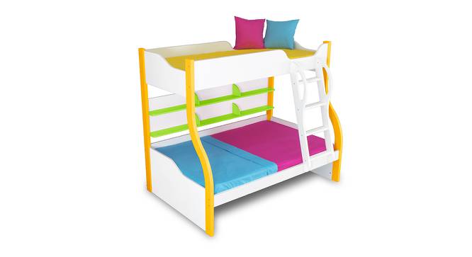 Dauphin Bunk Bed (Yellow, Matte Finish) by Urban Ladder - Cross View Design 1 - 553995
