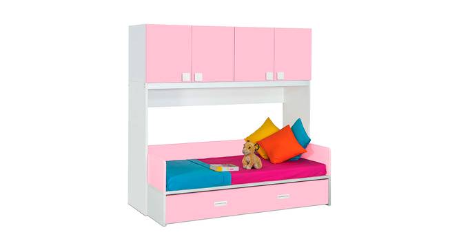 Palmyra Bed with Trundle (Pink, Matte Finish) by Urban Ladder - Cross View Design 1 - 553999