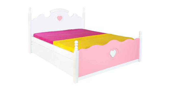 Aoba Queen Size bed (Pink, Matte Finish) by Urban Ladder - Cross View Design 1 - 554005