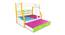 Manitoulin Bunk with Trundle Bed (Yellow, Matte Finish) by Urban Ladder - Front View Design 1 - 554012