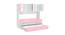 Palmyra Bed with Trundle (Pink, Matte Finish) by Urban Ladder - Front View Design 1 - 554015