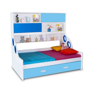 Kids Beds With Storage Design Engineered Wood Drawer storage Bed in Pink Colour