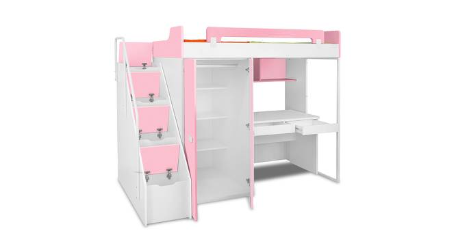 Falk Study Bunk Bed (Pink, Matte Finish) by Urban Ladder - Front View Design 1 - 554110